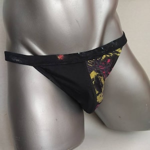 Mens bikini bottom brief string sided swim trunks Bathing suit
