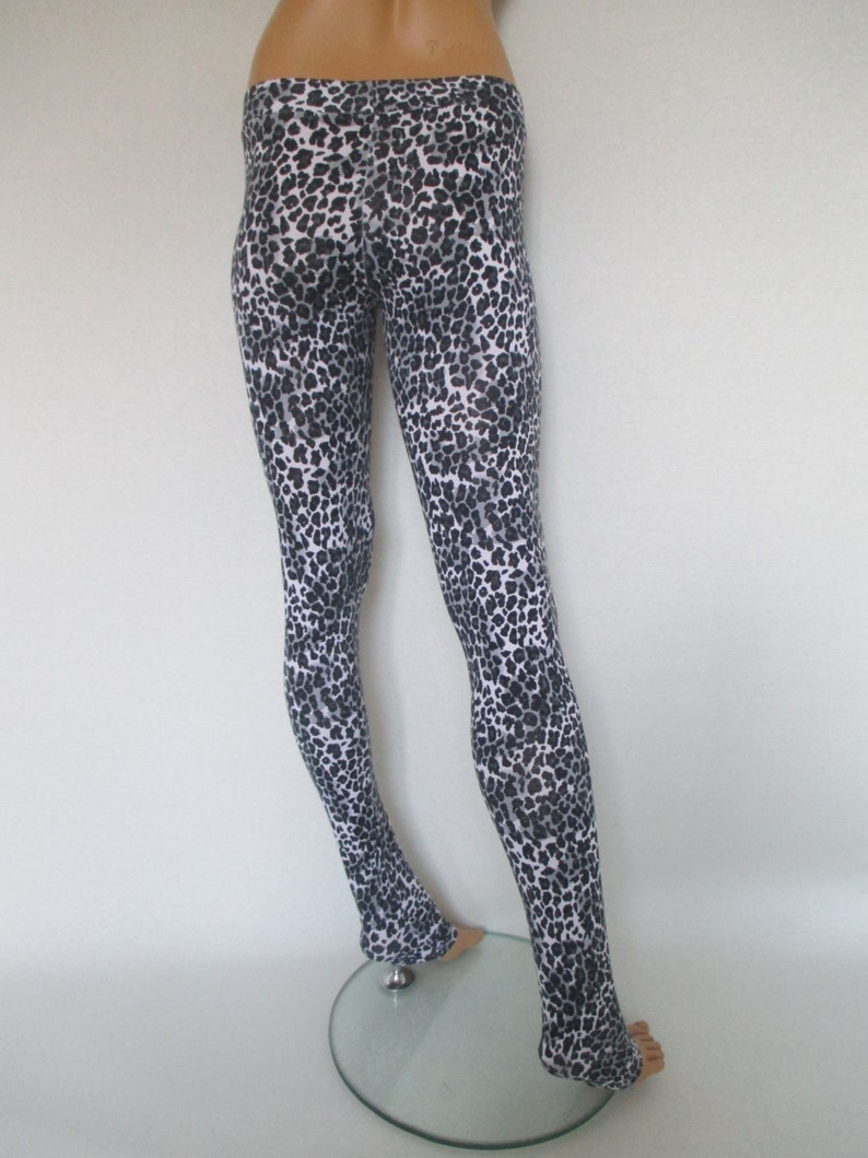 Cheetah print extra long yoga pants gym leggings tights animal Etsy