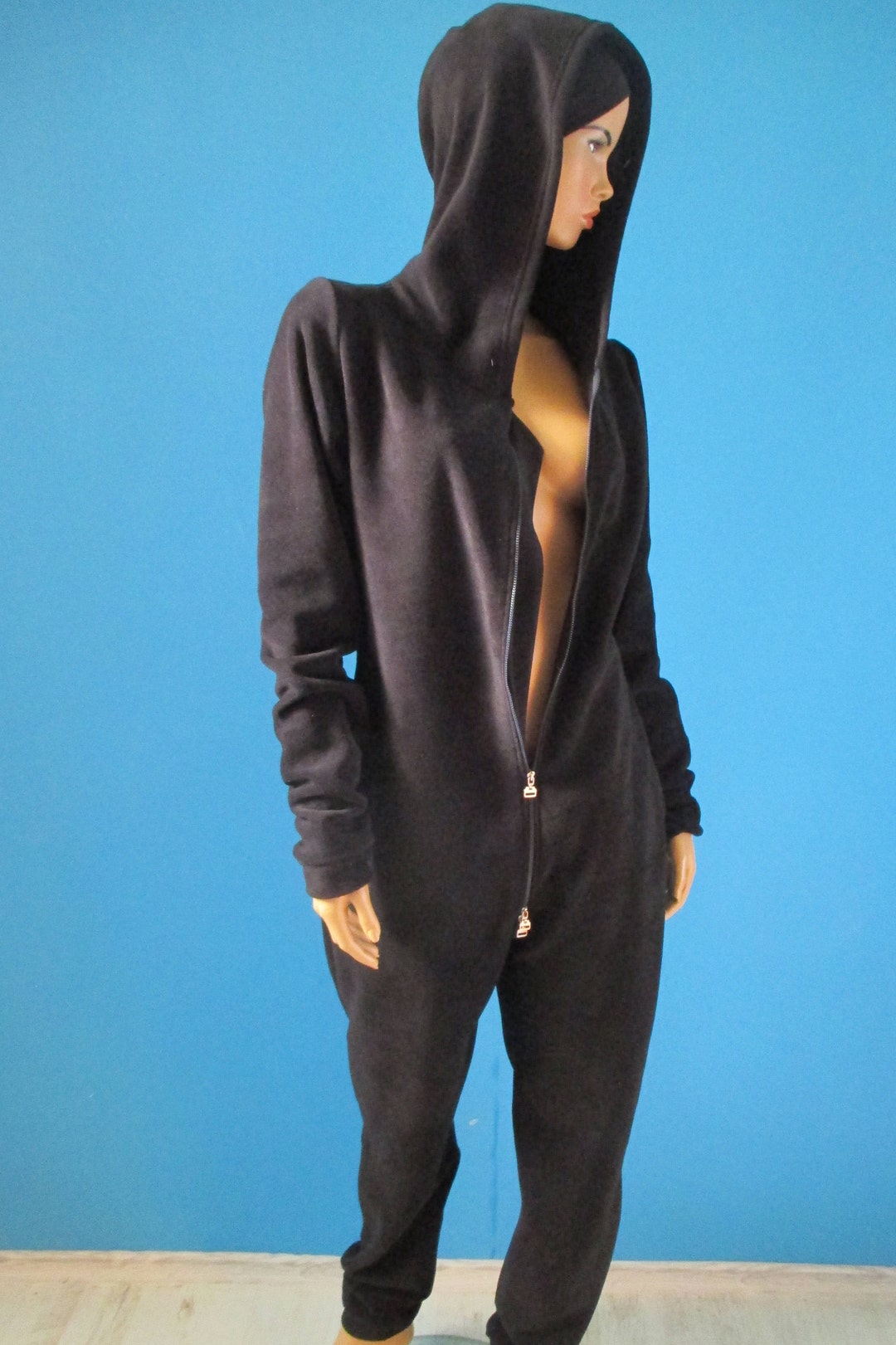 Solid Color Fleece Fitted Bodysuit