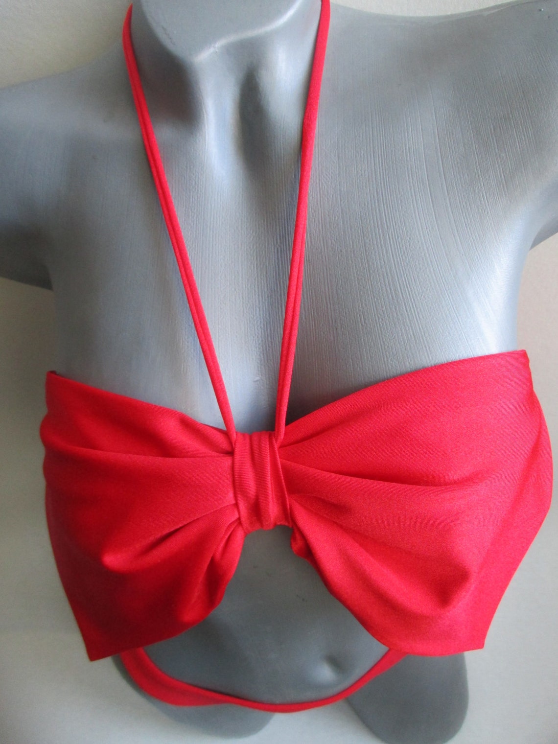 Bandeau Top Bow Decor Cheeky Bathing Suit