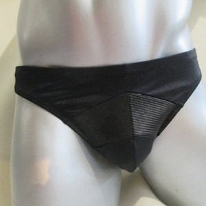cut out low waist mens swimsuit briefs mens swimwear wet effect vegan leather effect bathing suit men swimwear bikini beach swimsuit for men