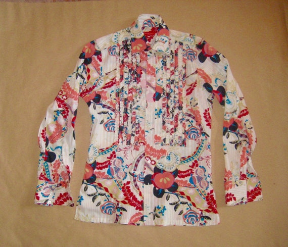 Christian Lacroix # vintage # ruffle men's shirt … - image 2