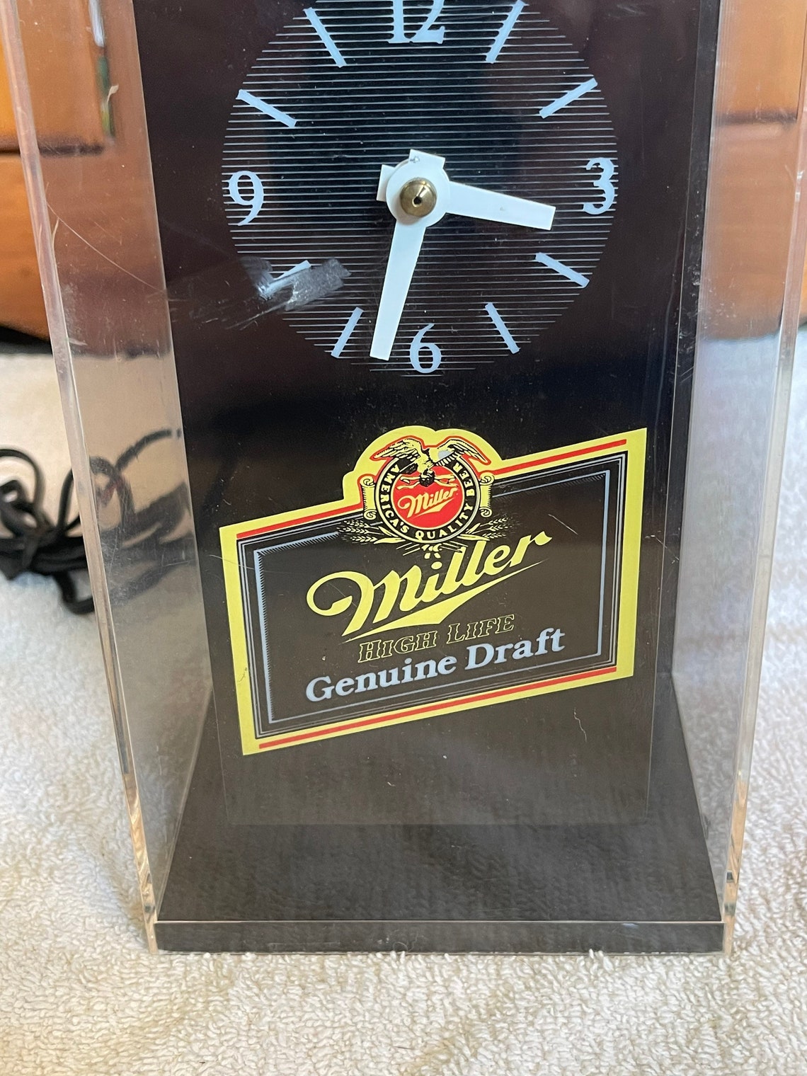 Vintage Miller High Life Beer Lighted Clock Etsy