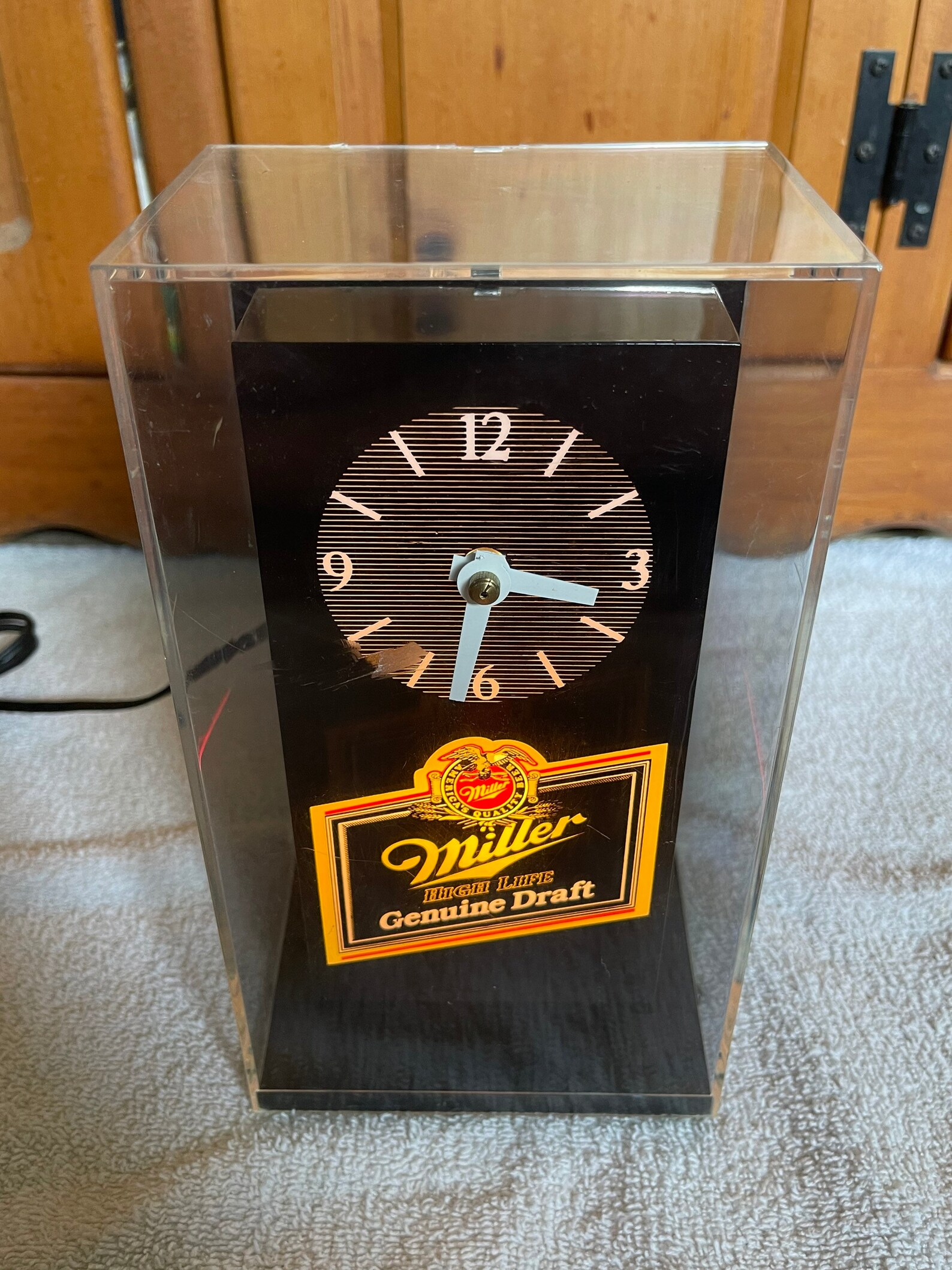 Vintage Miller High Life Beer Lighted Clock Etsy