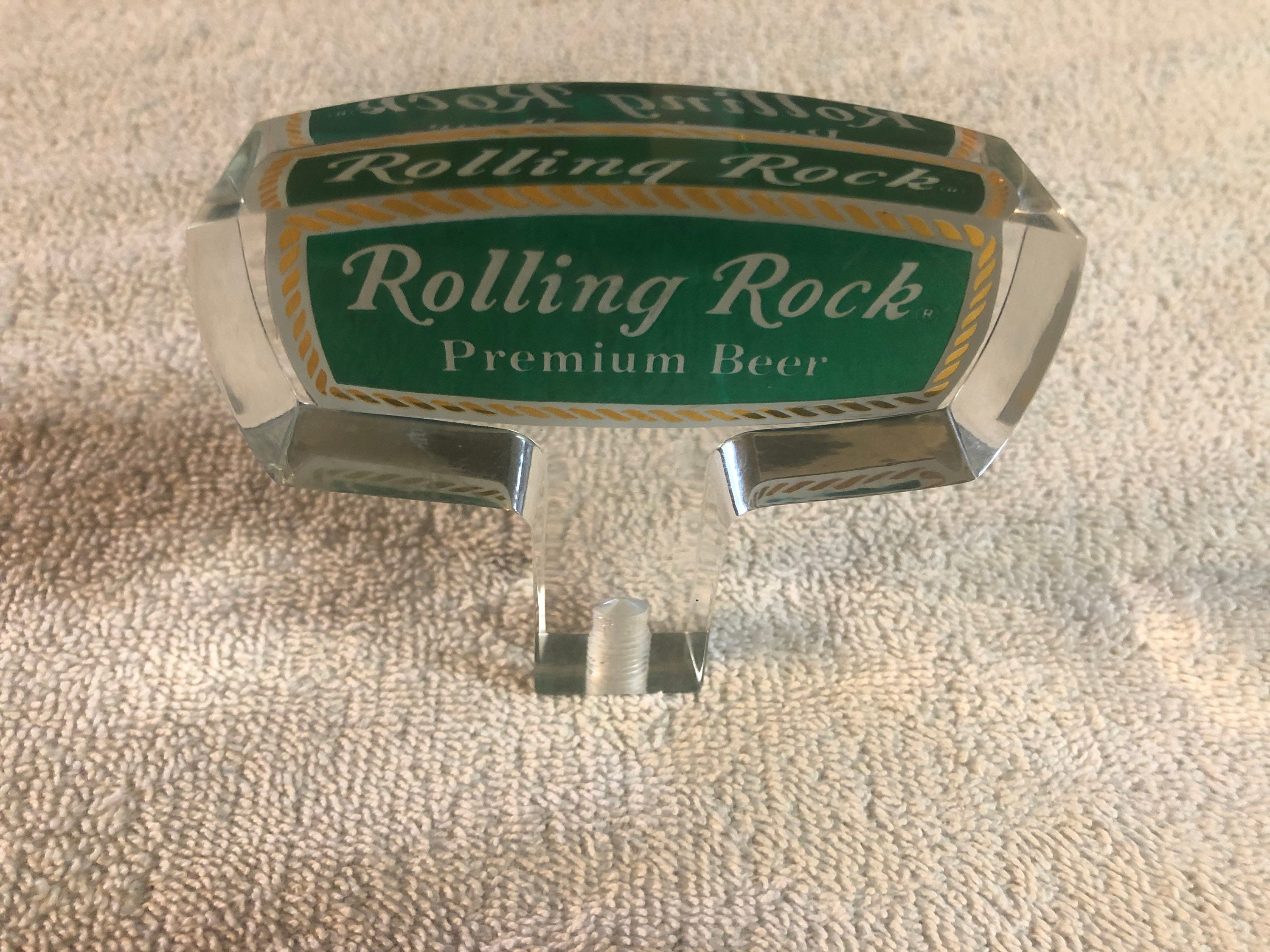 Vintage Rolling Rock Beer Tap Handle Etsy