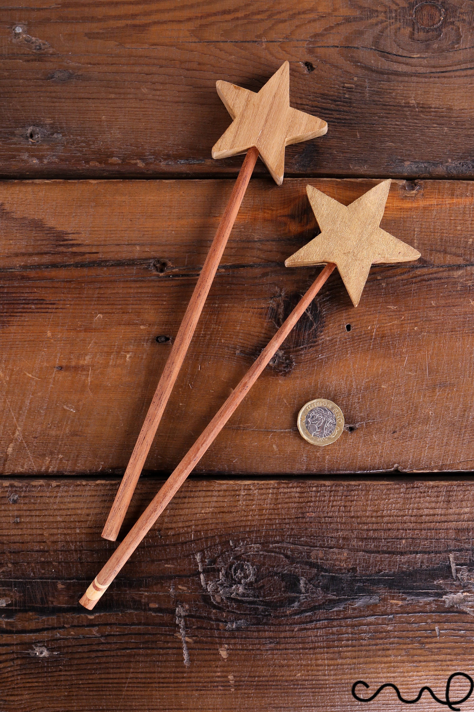 NEW Handmade Hand Cut Free Standing Solid Timber Wooden Star DIY Thick  Stars VAT