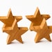 NEW Handmade Hand Cut Free Standing Solid Timber Wooden Star DIY Thick ...