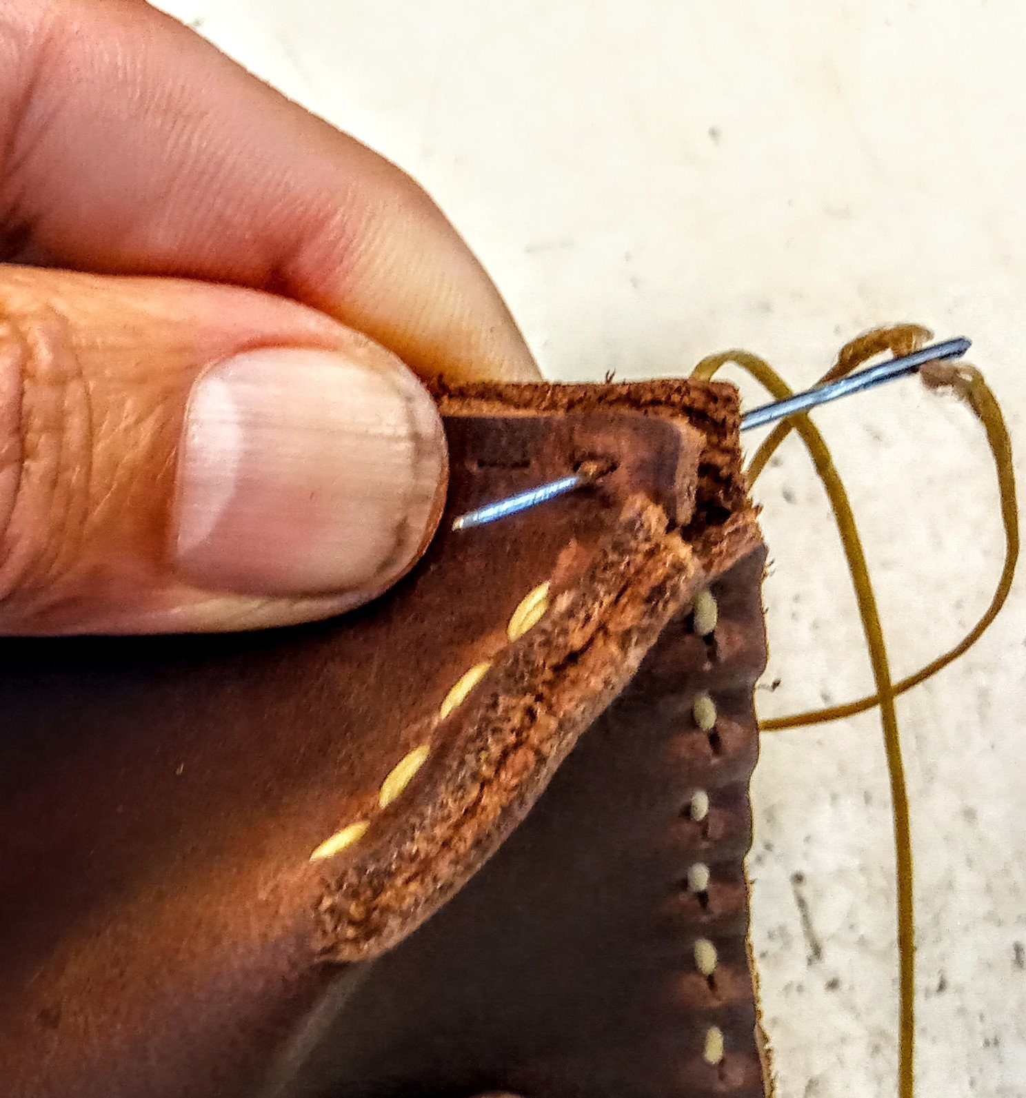 Leathercraft kitmake your own pouch leather pouch kit Etsy