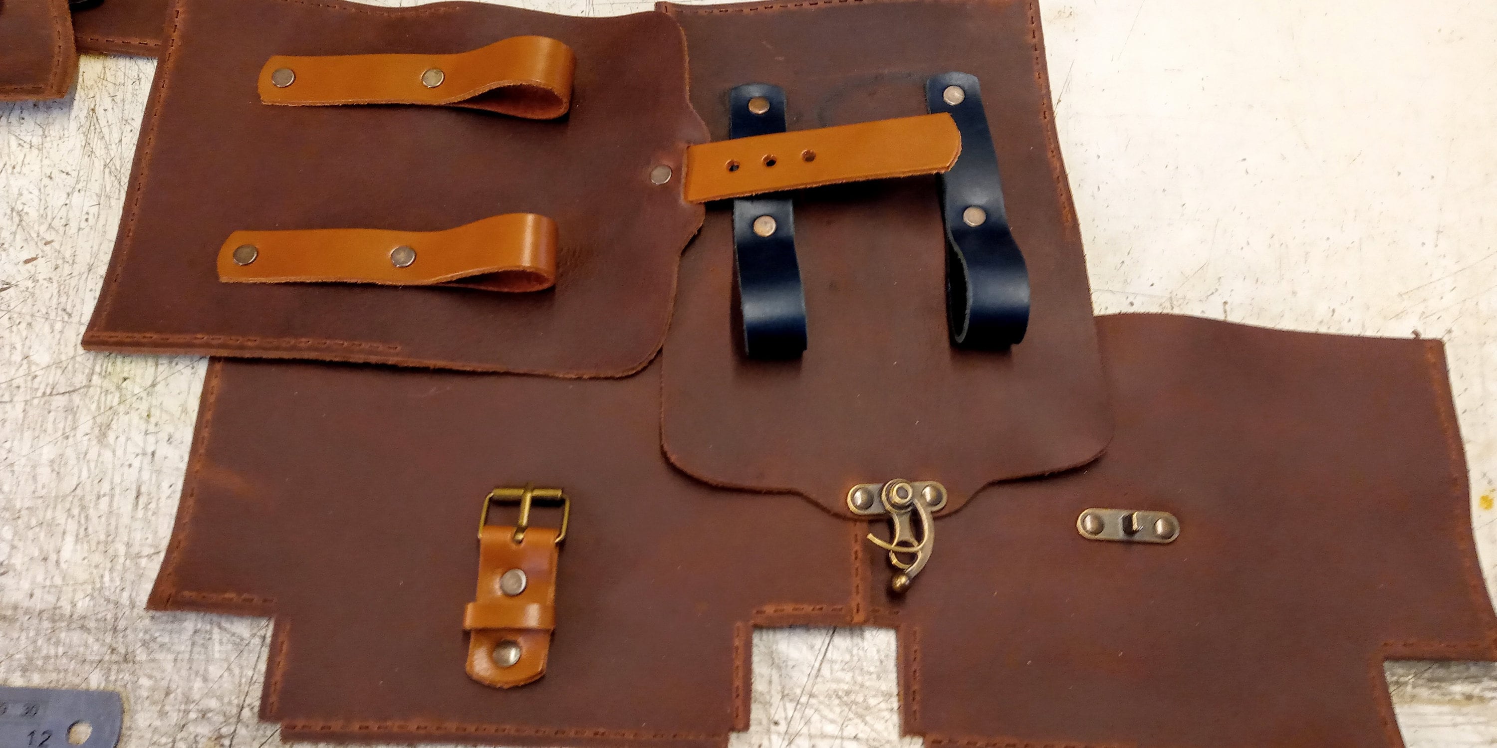 Leathercraft Kitmake Your Own Pouch Leather Pouch Kit Etsy UK