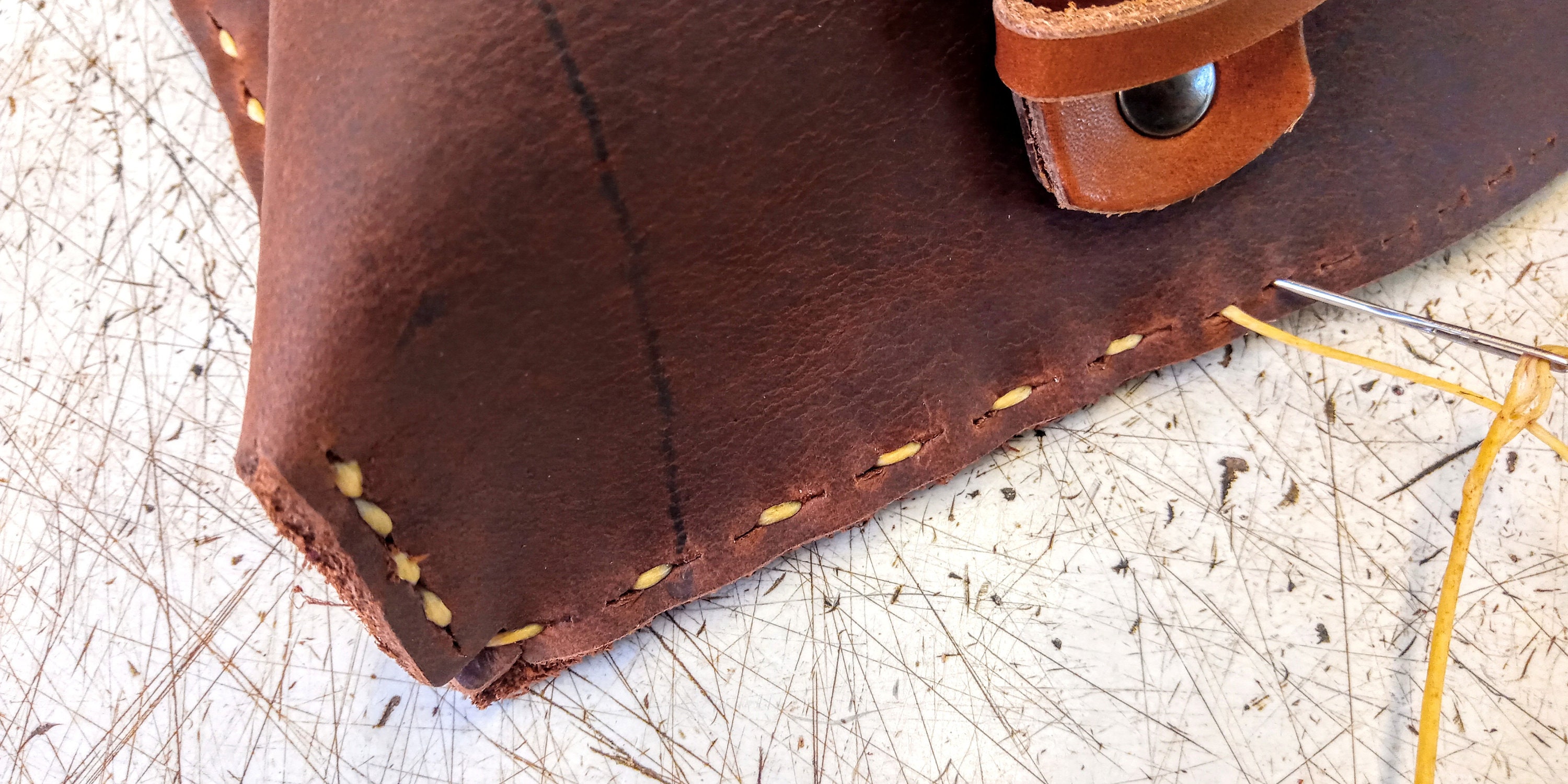 Leathercraft Kitmake Your Own Pouch Leather Pouch Kit Etsy UK