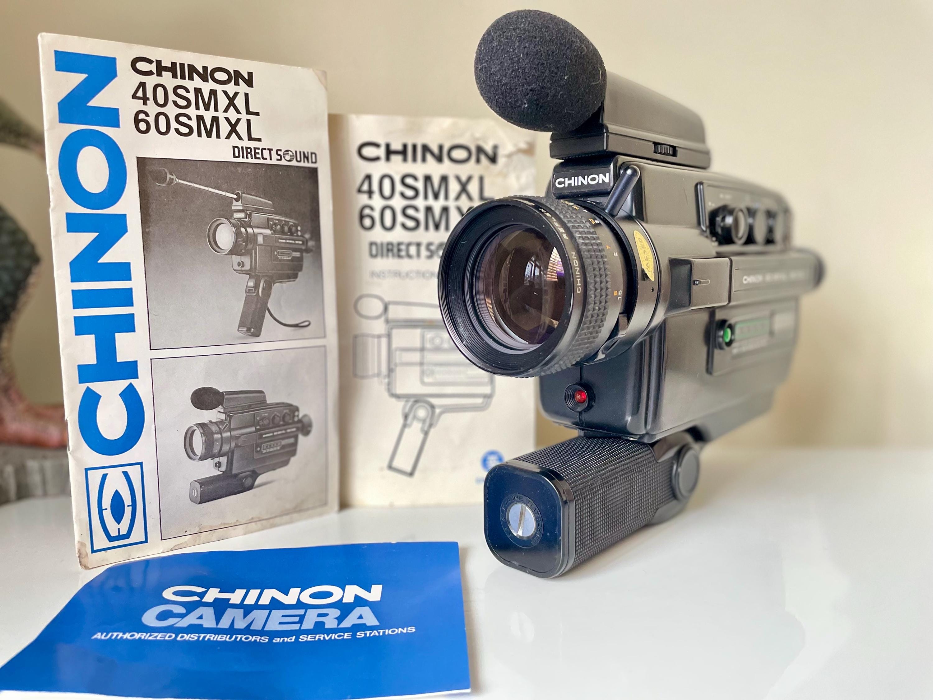 Chinon 60 SM XL Super 8 Cine Camera: Retro 1970s Film Camera With