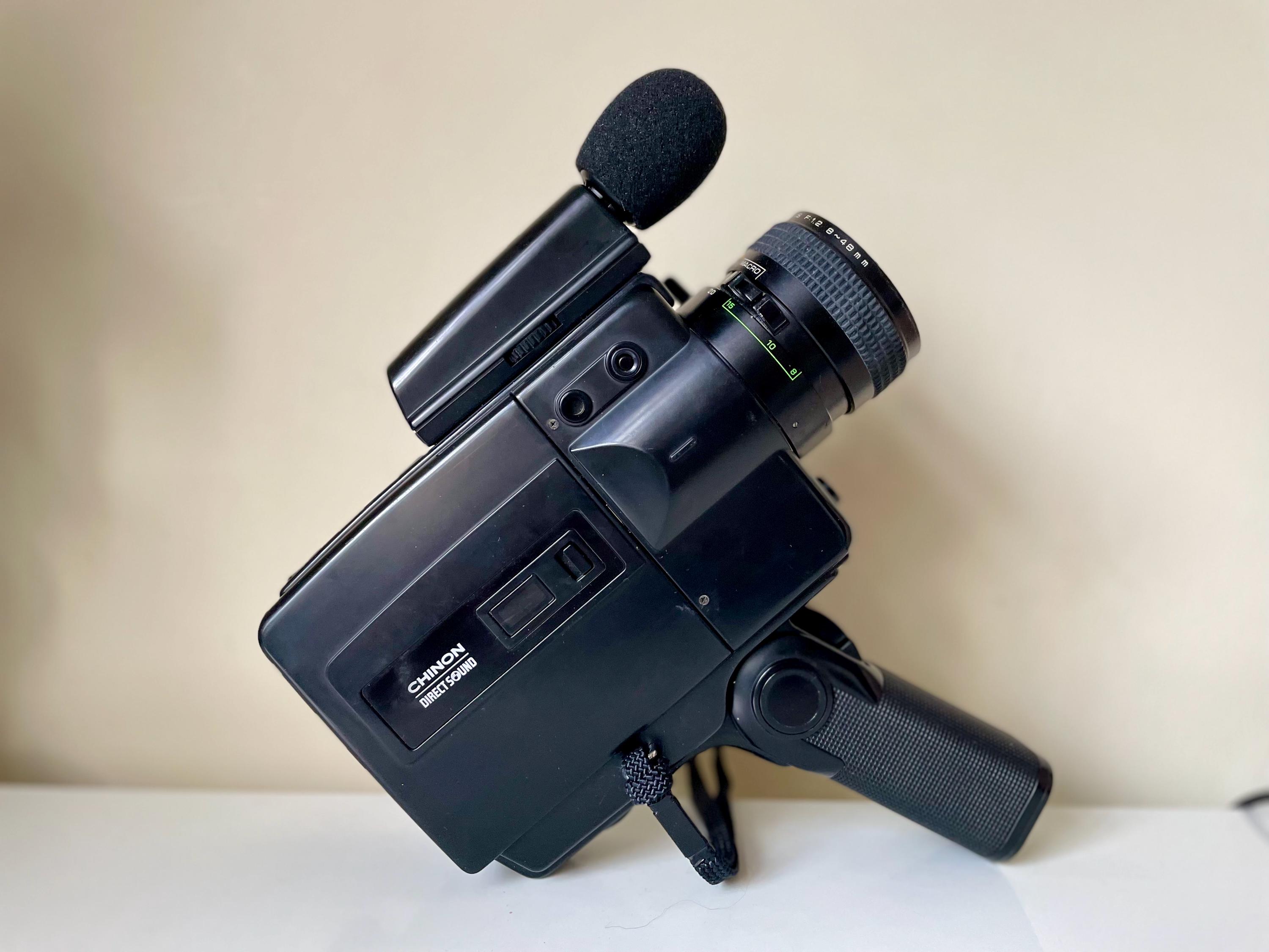 Caméra Super 8 Chinon 60 SM XL - Direct Sound - Micro Et Sacoche Inclus - Vintage