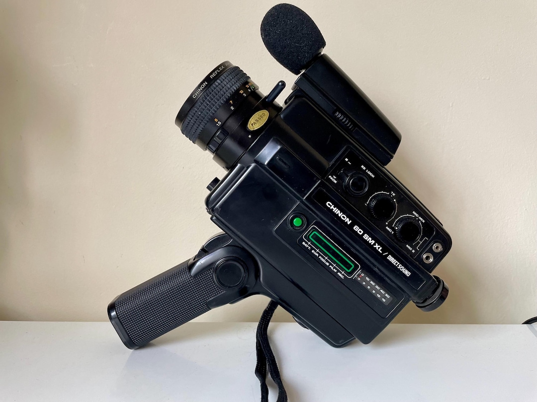 CHINON 60 SM XL ビデオカメラ 本体 Chinon 60 SM XL Super 8 Cine Camera: Retro 1970s Film Camera With