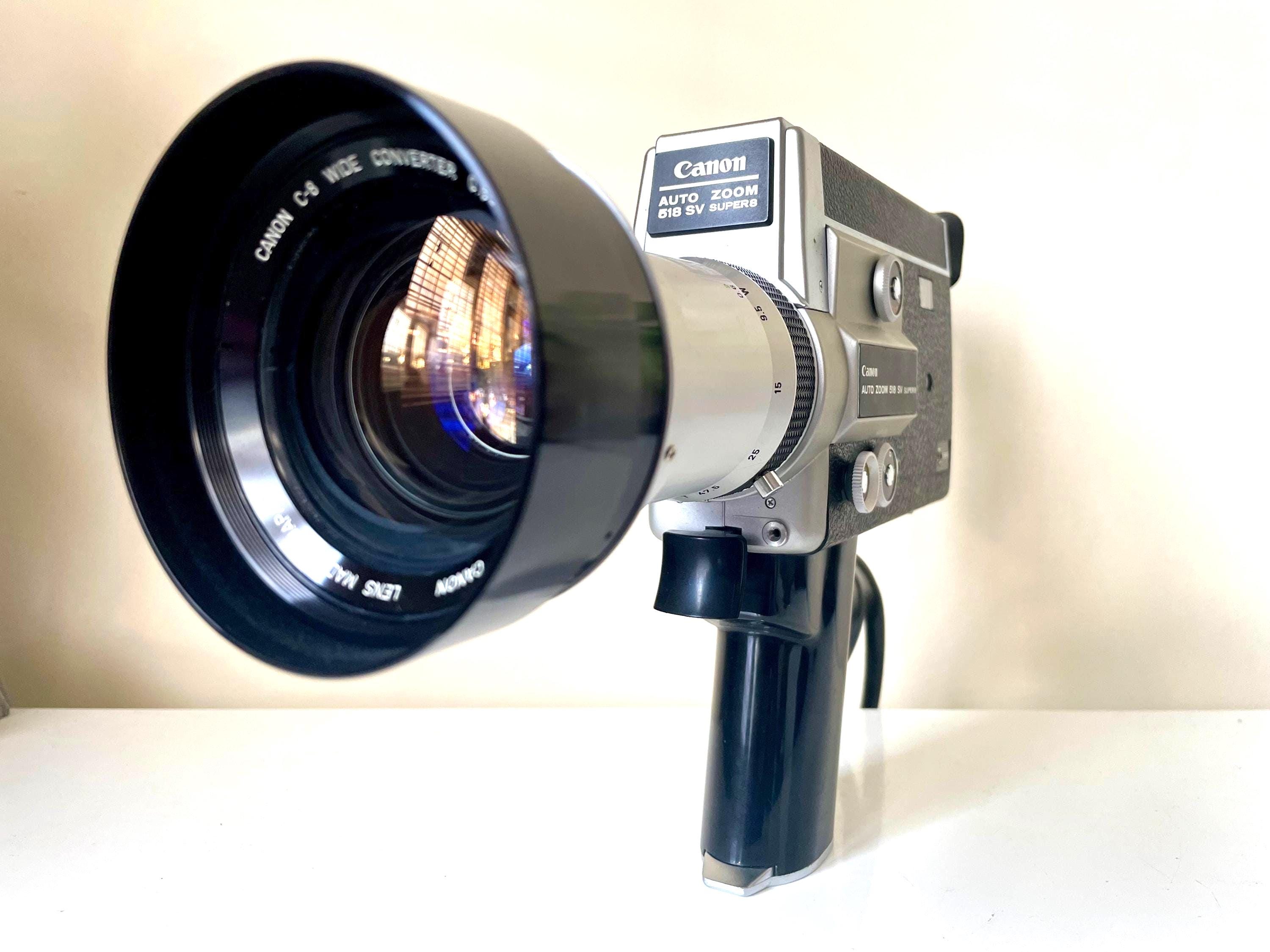 Canon Auto Zoom 518SV Super 8 Camera Professionally Serviced and