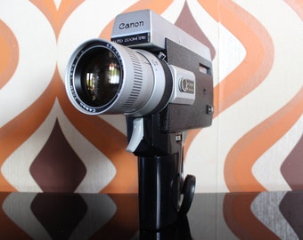 Canon 518 auto zoom Professionally SERVICED and Fully Functioning Super 8 Camera