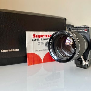 Suprazoom mx 1000 Super 8 Camera Fully Tested & Fully Functioning