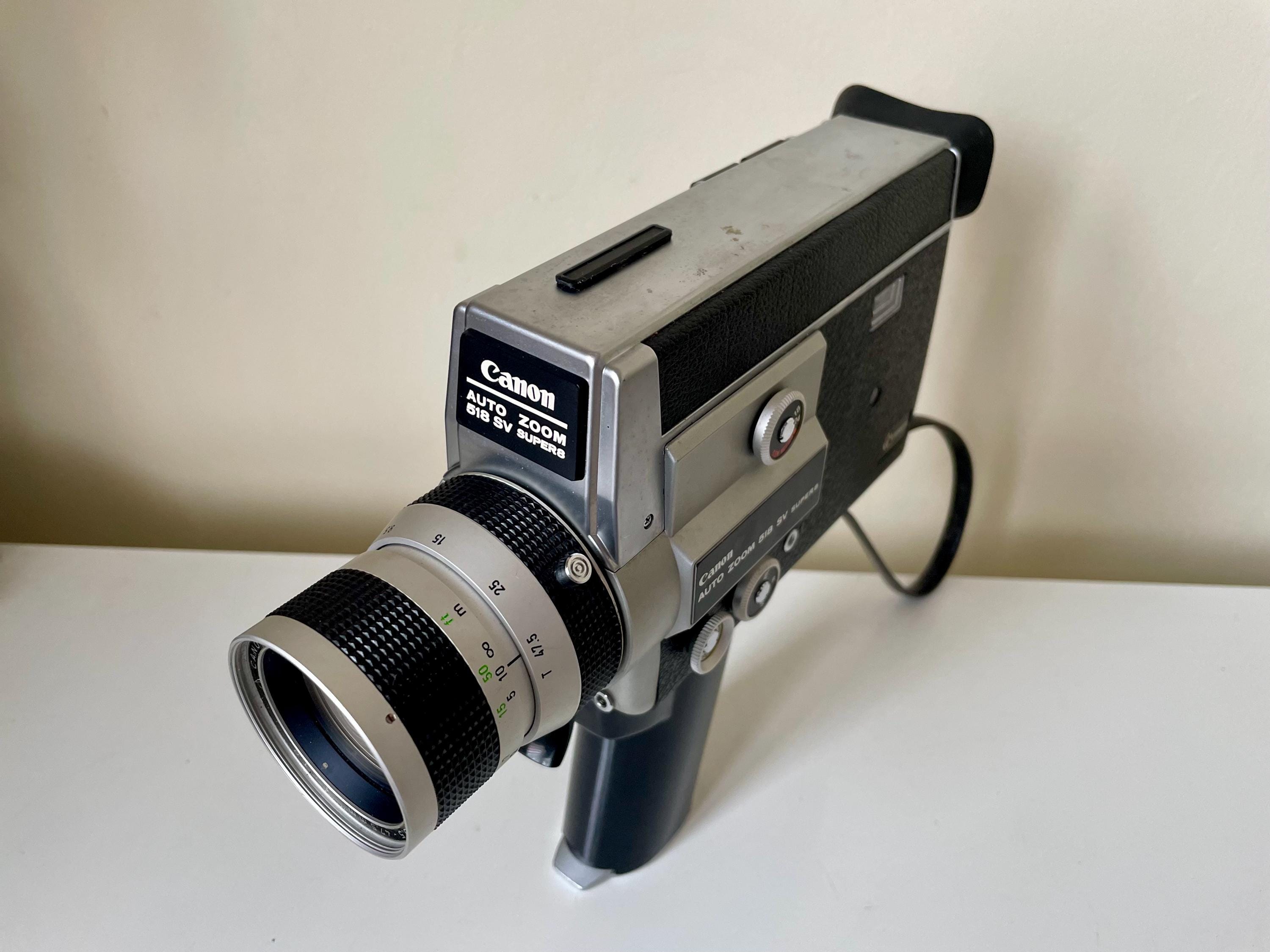 Canon 518 Sv Auto Zoom Super 8 Camera: Film Tested, Working, With