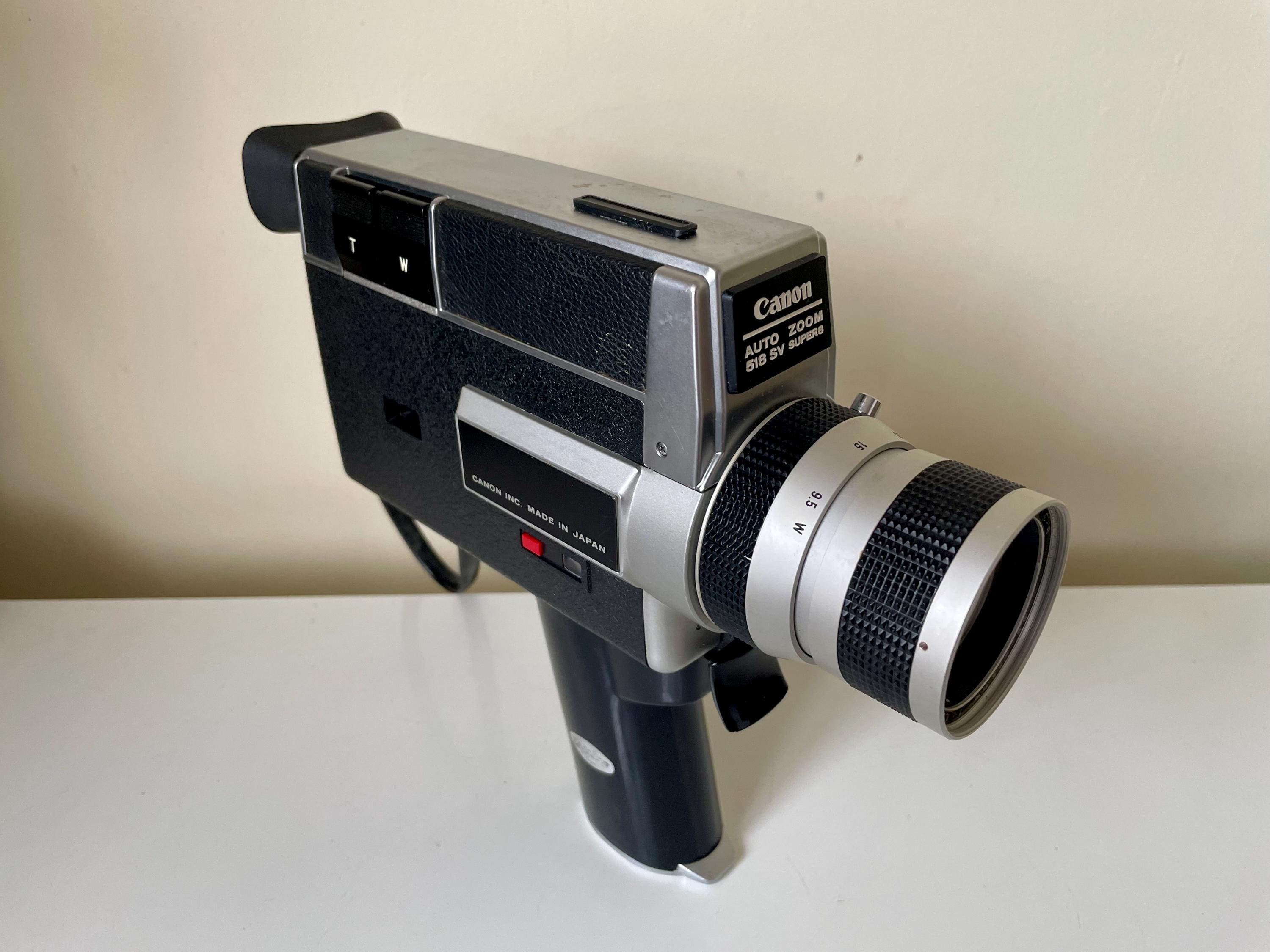 Canon 518 Sv Auto Zoom Super 8 Camera: Film Tested, Working, With