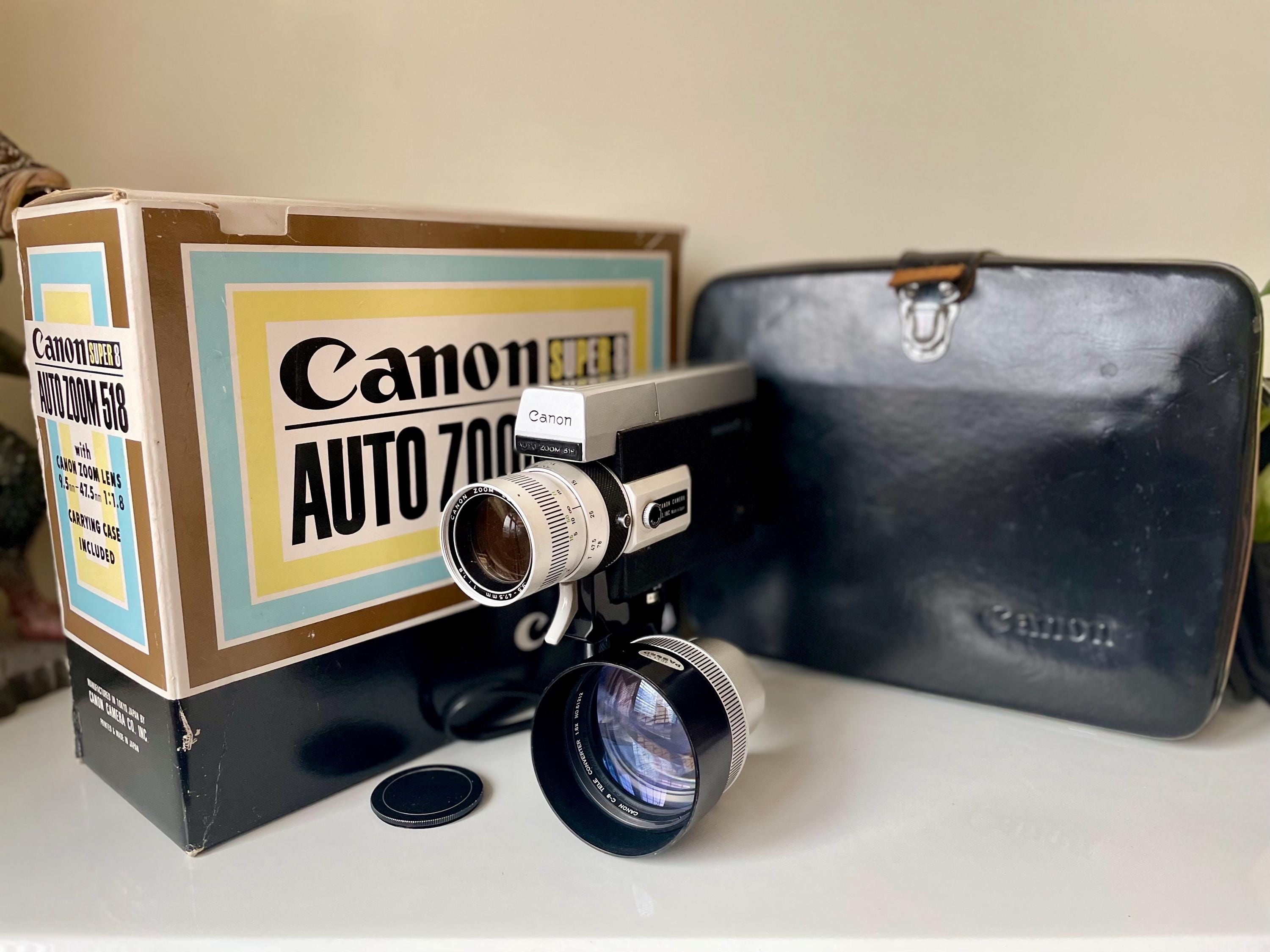 Canon Auto Zoom 518 SV Super 8 w/ Case AS IS Untested | eBay