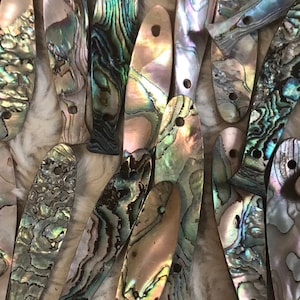DIY Fishing Lures Spoons Mother of Pearl Abalone Shell