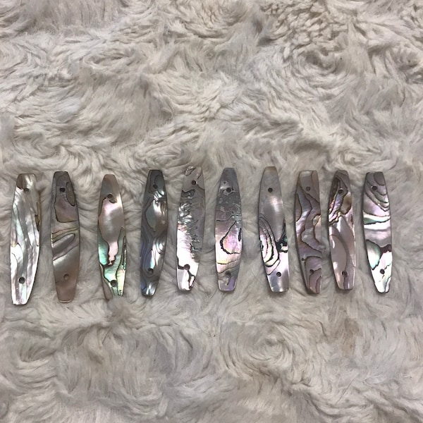 Abalone Shell Mother of Pearl Fishing Lures Spoons Fishing Lure Vintage Fishing Lure