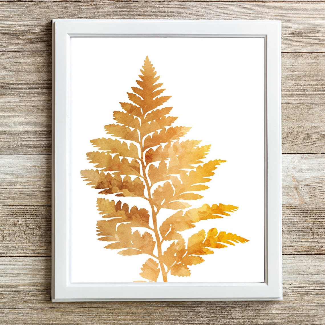 Printable Fern Wall Art Set 4 Pieces 11x14 Digital Etsy