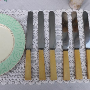 Set of 6 x French Vintage Table Cutlery 1940’s Vintage Shabby Chic