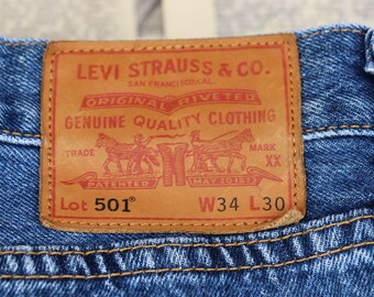 Levi 501 Button Fly - Etsy UK