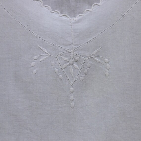Original French Antique Ladies Nightdress Early 2… - image 3