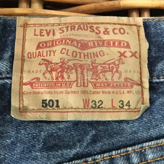 levis 501 w32 l34