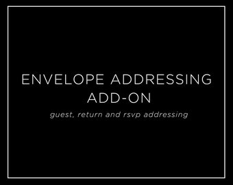 Envelope Addressing Add-on