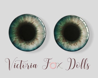 Blythe Doll Eye Chips, 14mm Eye Chips, Realistic Eye Chips, Furby Eye Chips, Blue Eye Chips, Custom Furby, Furby Faceplate, BJD Doll, OOAK