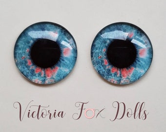 Blythe Eye Chips, Custom Blythe Eye Chips, Realistic Doll Eyes, Blythe Eyes, Blythe Custom, Furby Eye Chips, Blue Eye Chips, Art Doll Eyes