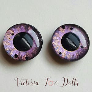 Furby Eye Chips, Pullip Doll Eye Chips, Blythe Doll Eye Chips, Custom Furby, Purple, Middie Blythe Eye Chips, 5mm, 10mm,12mm, 13mm, 14mm