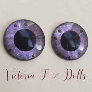 Pullip Doll Eyechips, Blythe Doll Eyechips, Purple, Petite Blythe Eye Chips, Middie Blythe Eye Chips, Furby Baby, 5mm, 10mm,12mm, 13mm, 14mm