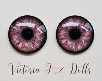 Blythe Doll Eye Chips, Furby Eye Chips, 14mm Glass Eye Chips, Brown Eye Chips, 14mm Realistic Eye Chips, Custom Blythe, OOAK Blythe Doll