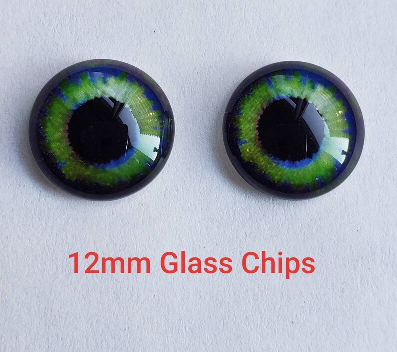 12mm Eye Chips Pullip Eye Chips Realistic Eyechips Furby | Etsy