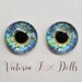 12mm Blue Eyechips Pullip Eyechips 12mm Realistic Eyechips - Etsy