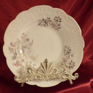 Victorian French Transferware Rimmed Soup Bowl (PAIR)