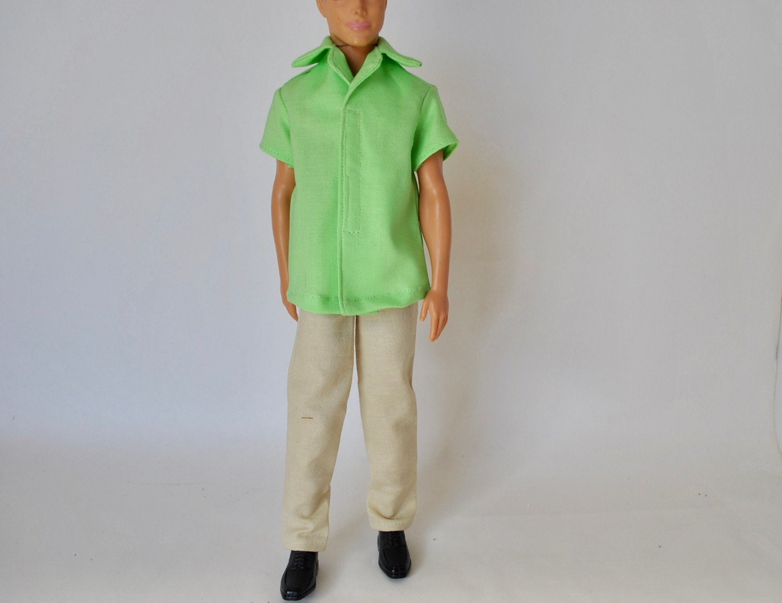 Lime Green Shirt With Khaki Pants 