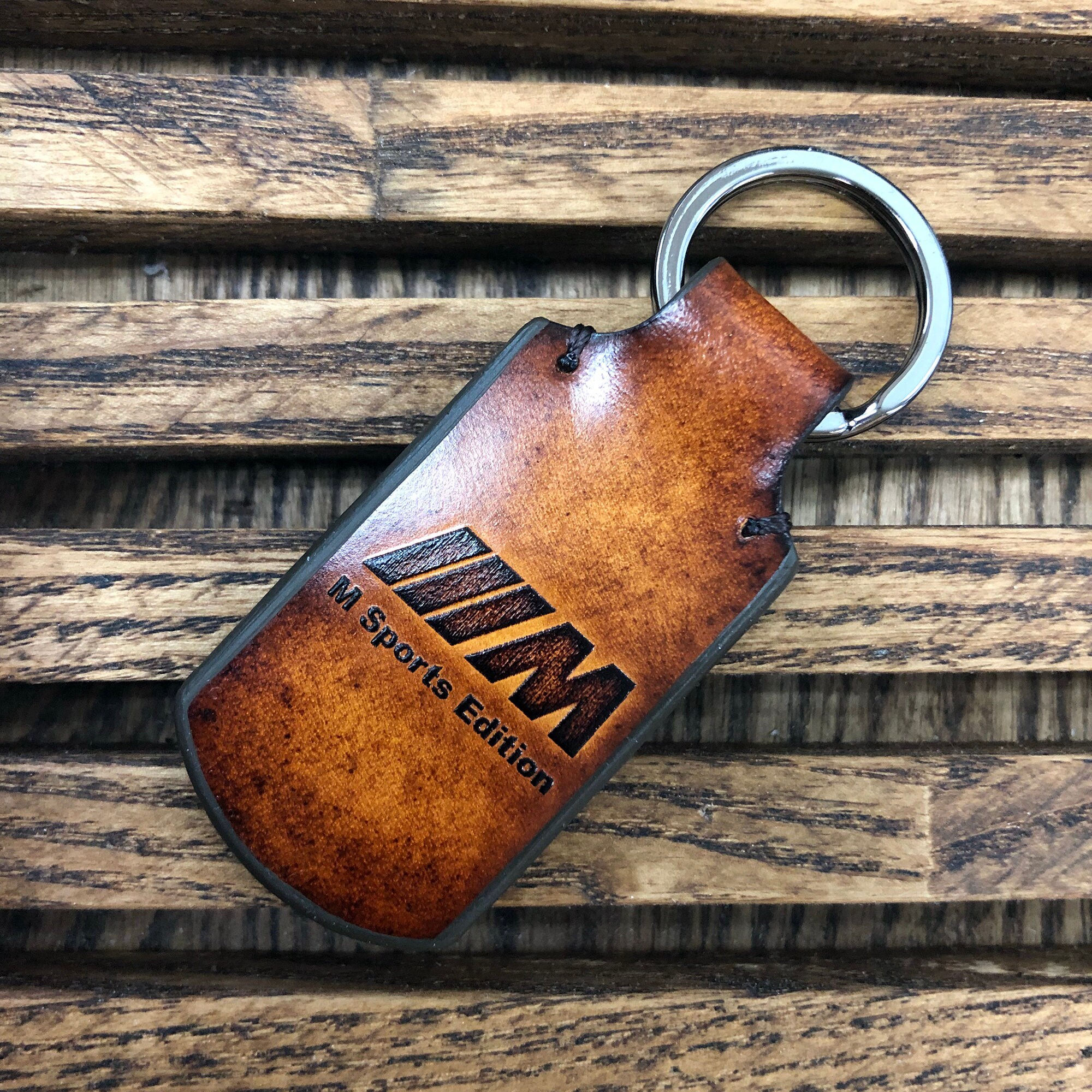 Personalized leather keychain custom leather keyring can be | Etsy