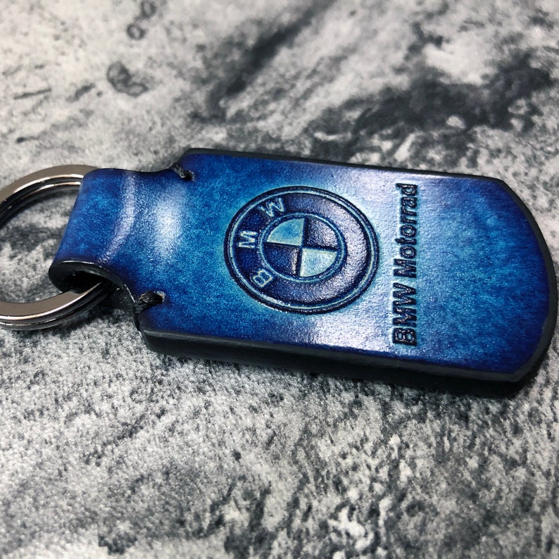 Bmw keychain bmw motorrad leather keychain. can be Etsy