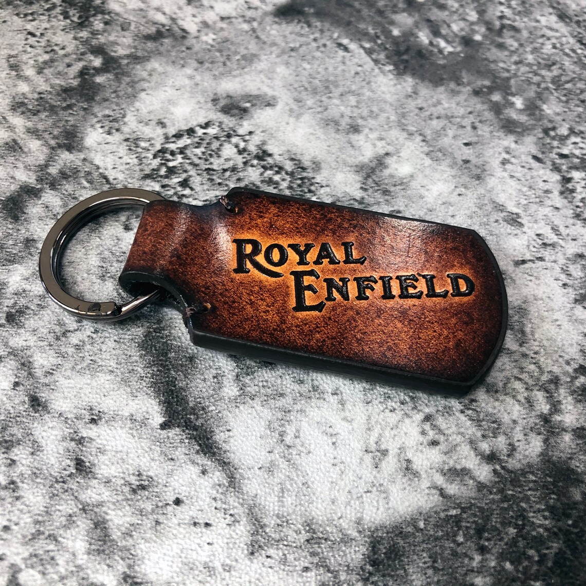 Royal Enfield keychain Royal Enfield leather keychain can be Etsy