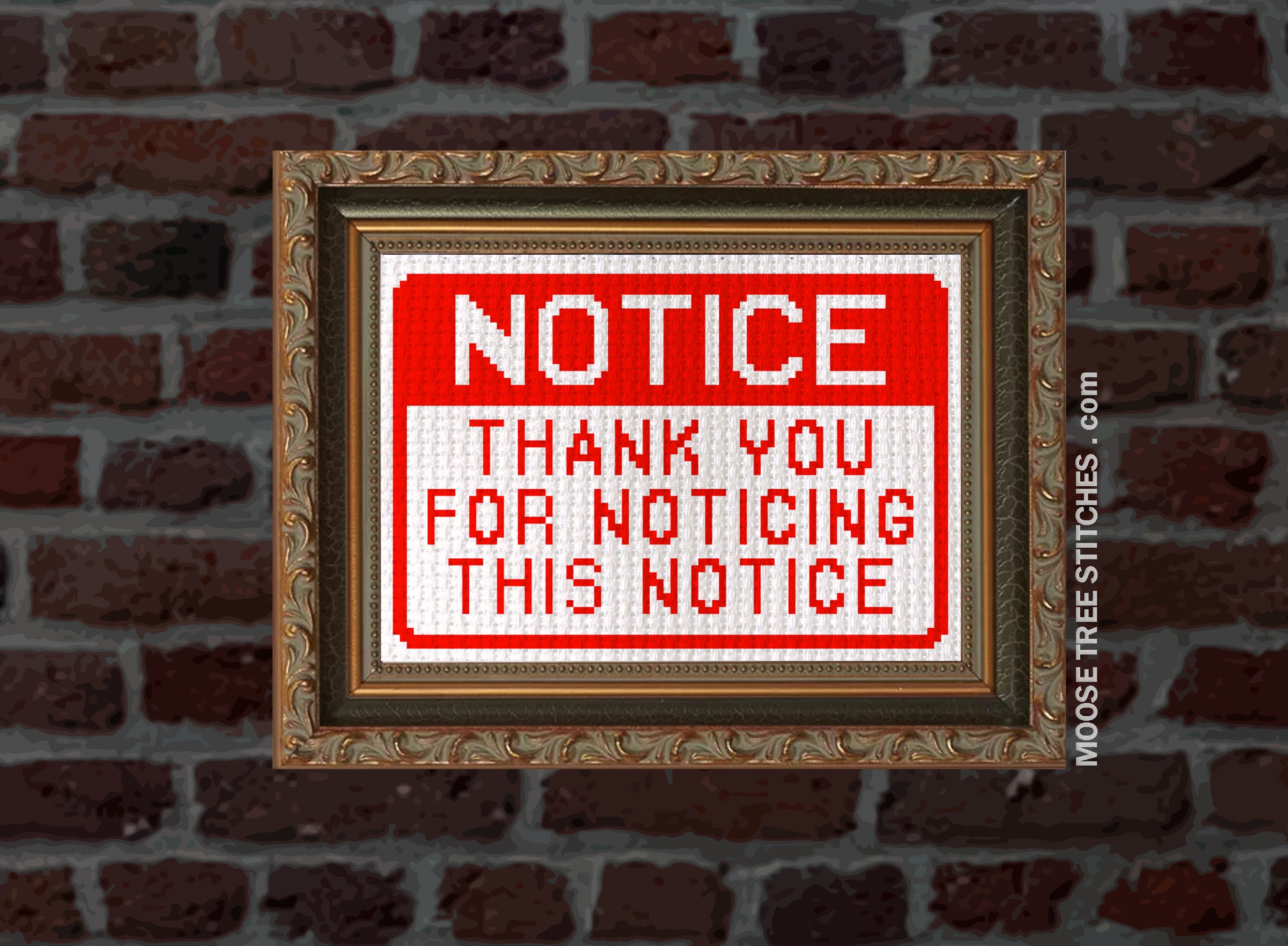 Notice Thank You for Noticing This Notice Digital Art - Etsy UK