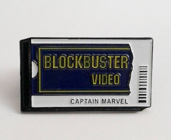 Captain Marvel Blockbuster Pin