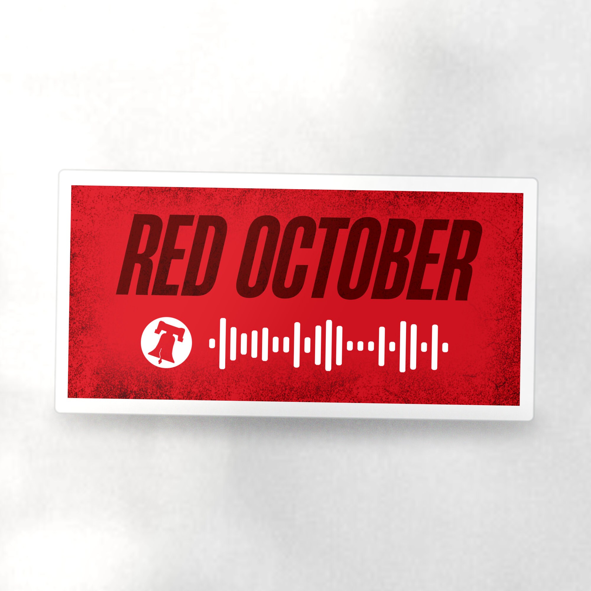 Badge for Sale avec l'œuvre « Code Spotify d'enregistrement RED