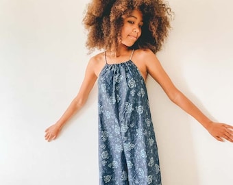 Kaya Jumpsuit Sewing Pattern: Girls' Romper, Sunsuit (Sizes 3Y-12Y) (PDF Pattern)