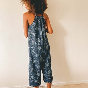 Kaya Jumpsuit pdf sewing pattern for girls summer winter mid short long jumpsuit rompers sunsuits playsuits short sleeves sleeveless comfy image 5