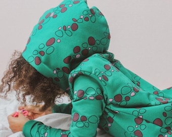 ADD ON: ENGLISH Sai Hood zip up onesie pdf Pyjamas Schnittmuster, weihnachts Pyjama, Kinder Pyjama, Feiertage Pyjama, Kinder PJS