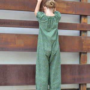 Kaya Jumpsuit pdf sewing pattern for girls summer winter mid short long jumpsuit rompers sunsuits playsuits short sleeves sleeveless comfy image 9